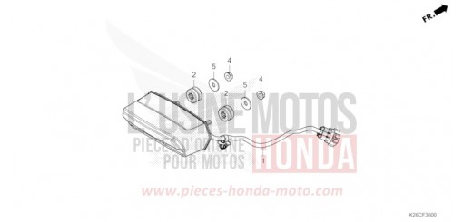 FEU ARRIERE MSX125AR de 2024